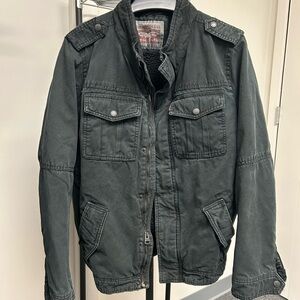 Levi's Dark Gray/Black Military Field Jacket